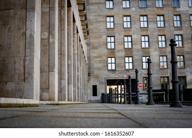 Entrance To A Ddr Building In Berlin