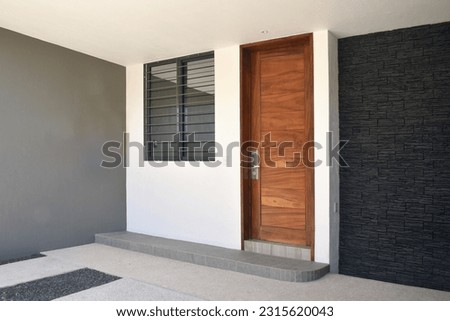 Entrance door of a house