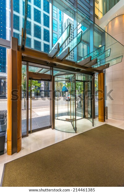 Entrance Exit Modern Lobby Hallway Luxury Royalty Free Stock Image