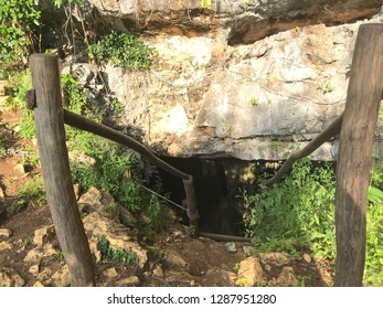 The entrance gate of Rangko Cave in Labuan Bajo Flores Indonesia