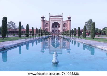 Entrance Gate to Taj Mahal India