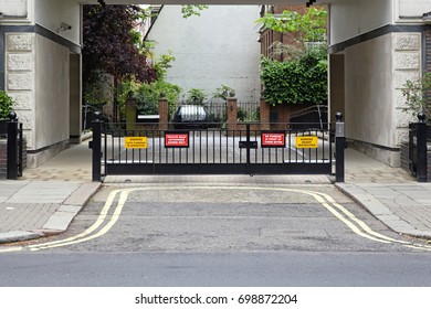 Entrance To Gated Community In London