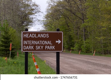 Entrance For The Headlands International Dark Sky Park. The Park Features Nature Trails, And Observation Area For The Night Sky And Northern Lights.