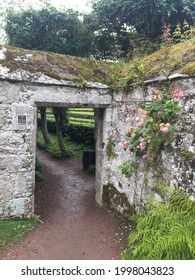 The Entrance To A Hedge Maze In Nairn, Scotland.