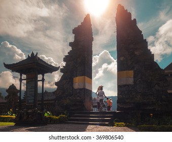 Entrance To The Hindu Temple. Bali, Indonesia