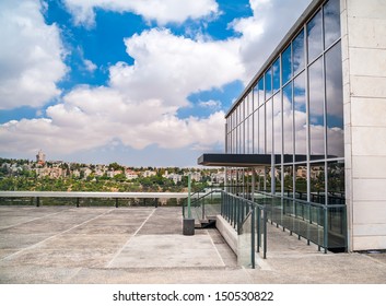 Entrance Of Israeli Museum Building, Jerusalem, Israel