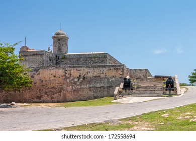 Entrance to Jagua fortress (Fortaleza de Jagua) museum