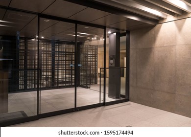 Entrance Of A Luxury Apartment Just Recently Enforced