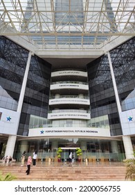 Entrance Main Building Indonesian National Library Stock Photo ...