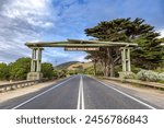 Entrance maker for the Great Ocean Road, Victoria, Australia. This is a 240 kilometre stretch of road along the south-eastern coast of Australia..