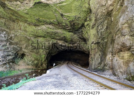 Entrance to Natural Tunnel in Virginia