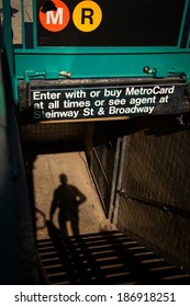 Entrance To New York Subway