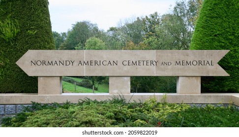 2 112 Normandy American Cemetery And Memorial Images Stock Photos   Entrance Normandy American Cemetery Memorial 260nw 2059822019 