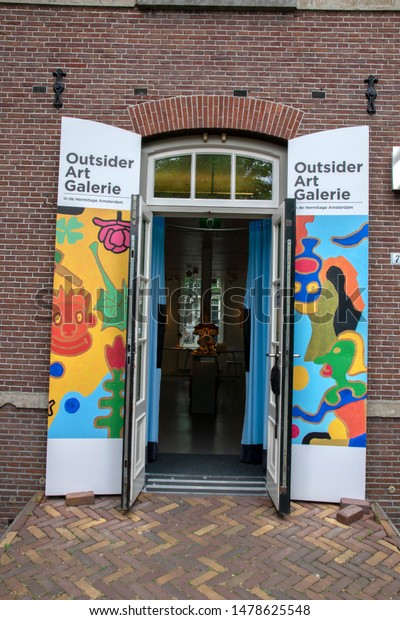 Entrance Outsider Art Gallery Hermitage Amsterdam Stock Photo