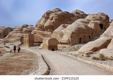 Entrance To Petra, The Capital Of The Nabataean Kingdom (Jordan) 