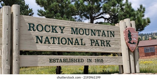 Entrance To Rocky Mountain National Park