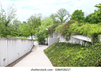 Entrance Of Ronchamp Chapel