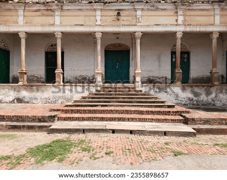 An entrance to a royal palace of Ramnagar fort, Varanasi India.