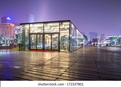 The Entrance Of Shopping Mall Underground