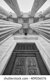 Entrance To U.S. Supreme Court 