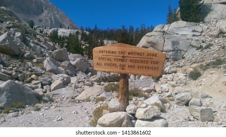 Entrance To The Whitney Zone In Inyo National Forest.