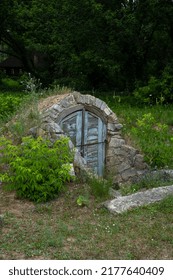 Entrance To The Wine Cellar. Basement. Refuge.