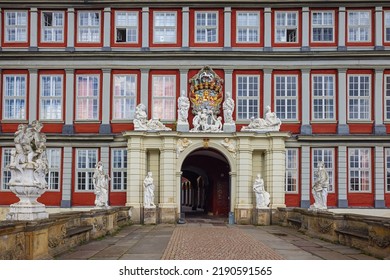 The Entrance Of Wolfenbuttel Castle With The Bridge Over The Moat