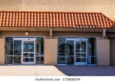 Entrances To Vacant Store Front Building