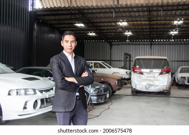 Entrepreneur Businessman Small Business Owner, Paint Garage, Car Repair Shop.