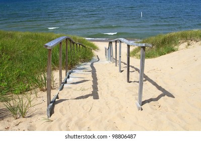 Entry To Oval Beach -- Saugatuck, Michigan, USA