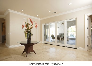 Entry Way In A Luxury Home