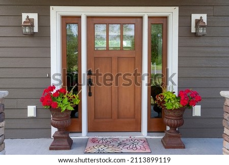 Entry ways into or inside residential houses