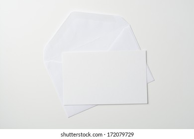 Envelope And Blank Card