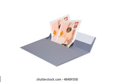 Envelope With Pounds - Bribe