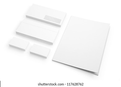 Envelopes Business card folder isolated on white - Shutterstock ID 117628762
