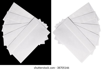 envelopes isolated