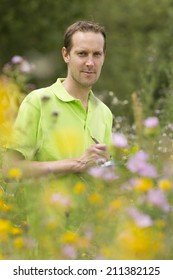 Enviromental Scientist Researching The Environment And Natural Diversity 