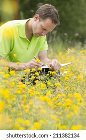 Enviromental Scientist Researching The Environment And Natural Diversity 