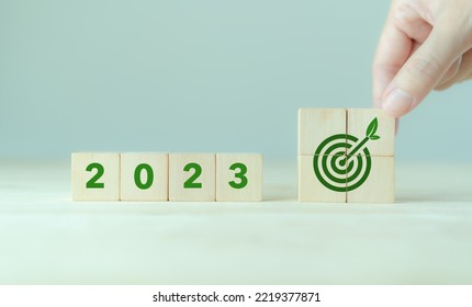 Enviromentally Sustainable Company Target In 2023. Carbon Neutral  And Net Zero Concept. Reducing Carbon Footprint. Decreasing CO2 Emissions Target. Limit Climate Change And Global Warming.