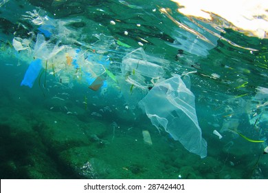 Environmental problem of plastic rubbish pollution in ocean