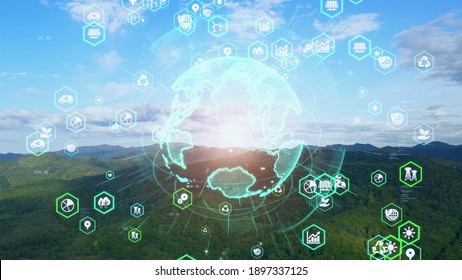 Environmental Technology Concept. Sustainable Development Goals. SDGs.