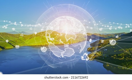 Environmental technology concept. Sustainable development goals. SDGs. - Shutterstock ID 2116722692