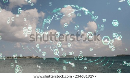 Similar – Foto Bild nachts in Warnemünde