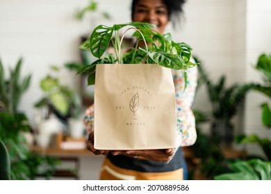 Environmentally Friendly Bag For Plant Shop