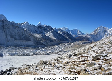 Epic Khumbu Glacier Under Mount Everest