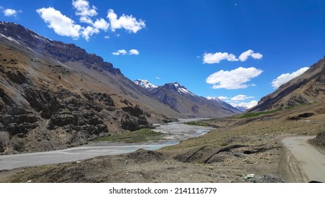 Epic Scenery At Kaza, Lahaul And Spiti, Himachal Pradesh, India