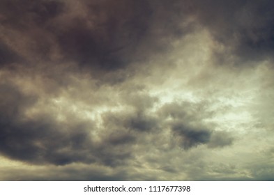 Epic stormy sky - Shutterstock ID 1117677398