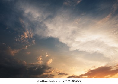 Epic Sunset Sky Background