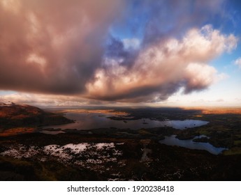 Epic View Of Lough Leane At Sunset