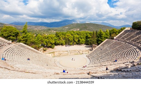 The Epidaurus Ancient Theatre Is A Theatre In The Greek Old City Of Epidaurus Dedicated To The Ancient Greek God Of Medicine, Asclepius.